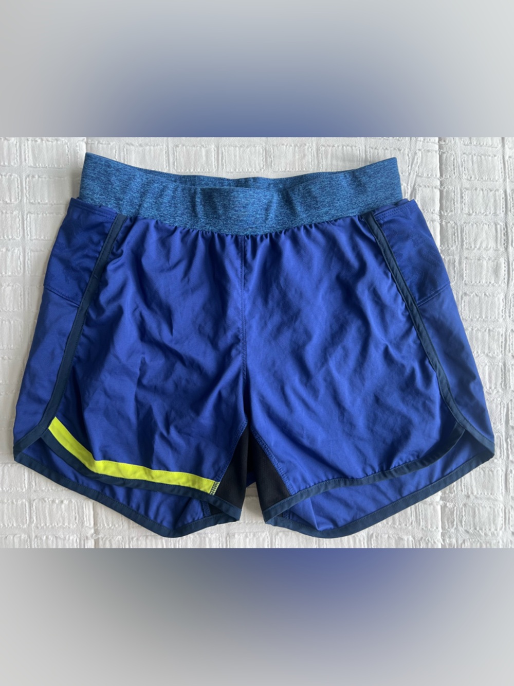 Rabbit Running Shorts Retro Blue 5” Lined Women’s Medium Active Run
